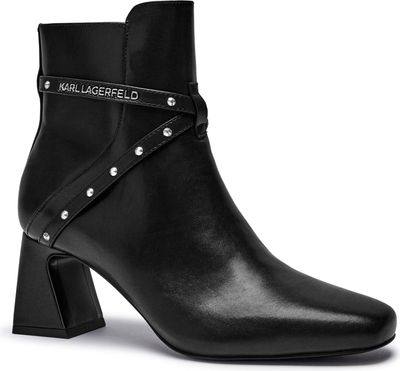Botki Karl Lagerfeld ze sklepu: Gomez Fashion Store w kategorii: Botki - zdjęcie 874714-BD9-10338_KL245W000003000