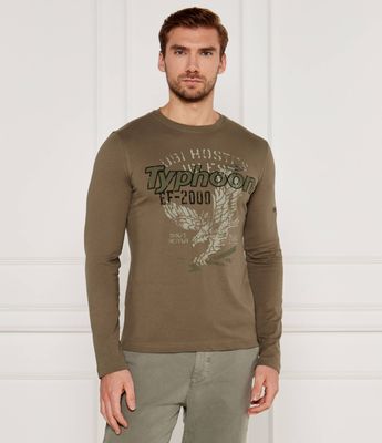 Aeronautica Militare - T-shirt męski jesienny ze sklepu: Gomez Fashion Store w kategorii: T-shirty męskie - zdjęcie 874714-BD9-10338_AM245M000089287