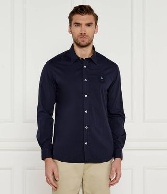 Koszula męska zimowa Aeronautica Militare ze sklepu: Gomez Fashion Store w kategorii: Koszule męskie - zdjęcie 874714-BD9-10338_AM245M000101248