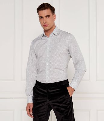 Karl Lagerfeld - Koszula męska na wiosnę casual ze sklepu: Gomez Fashion Store w kategorii: Koszule męskie - zdjęcie 874714-BD9-10338_KL245M000047141