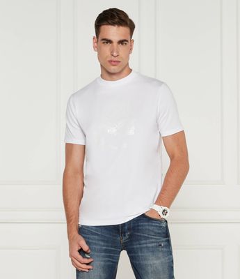 Karl Lagerfeld - T-shirt męski na lato ze sklepu: Gomez Fashion Store w kategorii: T-shirty męskie - zdjęcie 874714-BD9-10338_KL245M000130007