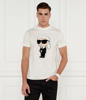Karl Lagerfeld - T-shirt męski na lato ze sklepu: Gomez Fashion Store w kategorii: T-shirty męskie - zdjęcie 874714-BD9-10338_KL245M000136C31