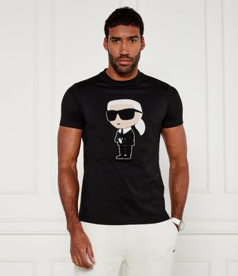 T-shirt męski na lato Karl Lagerfeld ze sklepu: Gomez Fashion Store w kategorii: T-shirty męskie - zdjęcie 874714-BD9-10338_KL245M000136990