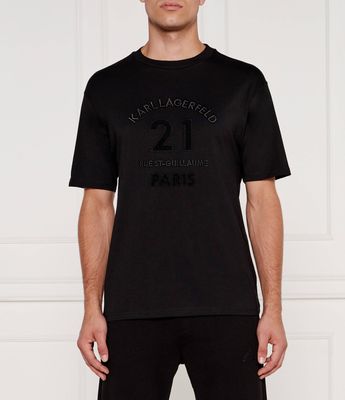 T-shirt męski wiosenny Karl Lagerfeld ze sklepu: Gomez Fashion Store w kategorii: T-shirty męskie - zdjęcie 874714-BD9-10338_KL245M000146990