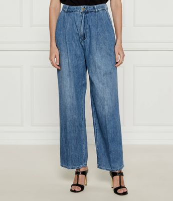 Jeansy damskie na lato Michael Kors ze sklepu: Gomez Fashion Store w kategorii: Jeansy damskie - zdjęcie 874714-BD9-10338_MK245W000085C30