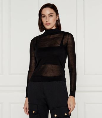 Sweter damski na zimę Michael Kors ze sklepu: Gomez Fashion Store w kategorii: Swetry damskie - zdjęcie 874714-BD9-10338_MK245W000086001