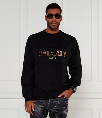 Bluza męska klasyczny BALMAIN ze sklepu: Gomez Fashion Store w kategorii: Bluzy męskie - zdjęcie 874714-BD9-10338_BA245M000007024