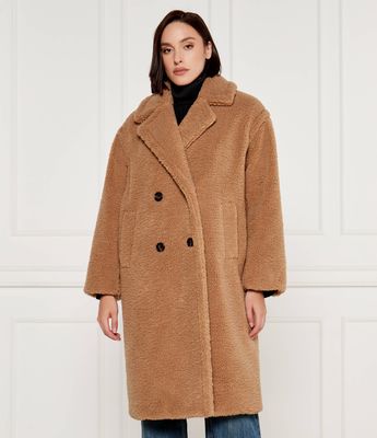 Płaszcz damski w stylu klasycznym Joop! ze sklepu: Gomez Fashion Store w kategorii: Płaszcze damskie - zdjęcie 874714-BD9-10338_JO245W000051026