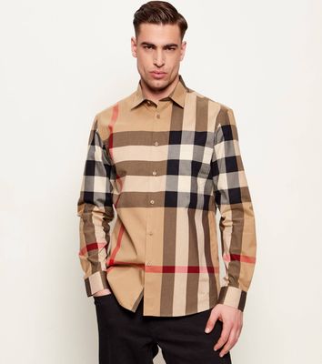 Koszula męska zimowa Burberry ze sklepu: Gomez Fashion Store w kategorii: Koszule męskie - zdjęcie 874714-BD9-10338_BE245M000012120