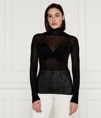 Sweter damski elegancki Marella ze sklepu: Gomez Fashion Store w kategorii: Swetry damskie - zdjęcie 874714-BD9-10338_MA245W000034005