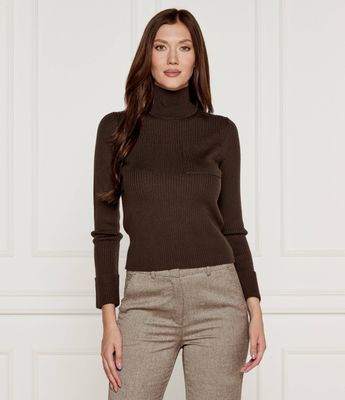 Sweter damski elegancki Marella SPORT ze sklepu: Gomez Fashion Store w kategorii: Swetry damskie - zdjęcie 874714-BD9-10338_MA245W000042003