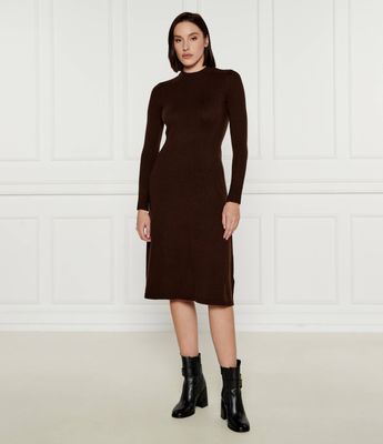 Sukienka jesienna casual LAUREN RALPH LAUREN ze sklepu: Gomez Fashion Store w kategorii: Sukienki - zdjęcie 874714-BD9-10338_RL245W00005784B