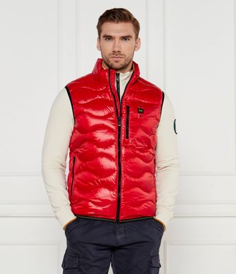 Kamizelka męska jesienna BLAUER ze sklepu: Gomez Fashion Store w kategorii: Kamizelki męskie - zdjęcie 874714-BD9-10338_BF245M000037100