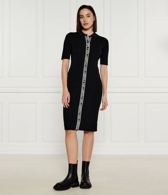 Sukienka na wiosnę Karl Lagerfeld ze sklepu: Gomez Fashion Store w kategorii: Sukienki - zdjęcie 874714-BD9-10338_KL245W000139666