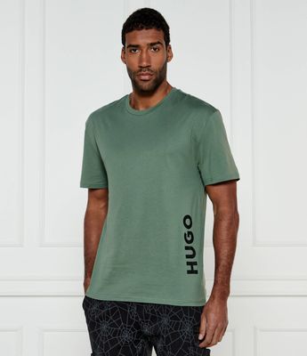 T-shirt męski sportowy bez wzorów Hugo Bodywear ze sklepu: Gomez Fashion Store w kategorii: T-shirty męskie - zdjęcie 874714-BD9-10338_BZ251M000040343