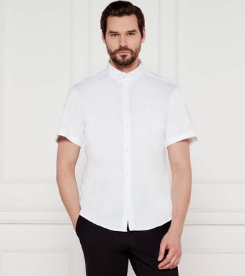 Koszula męska wiosenna casualowa BOSS GREEN ze sklepu: Gomez Fashion Store w kategorii: Koszule męskie - zdjęcie 874714-BD9-10338_BG251M000013100