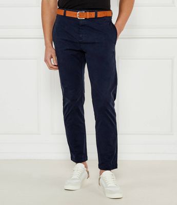Spodnie męskie na wiosnę casual HUGO ze sklepu: Gomez Fashion Store w kategorii: Spodnie męskie - zdjęcie 874714-BD9-10338_BU251M000108405