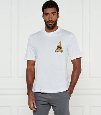 Hugo Blue - T-shirt męski ze sklepu: Gomez Fashion Store w kategorii: T-shirty męskie - zdjęcie 874714-BD9-10338_BJ251M000032100