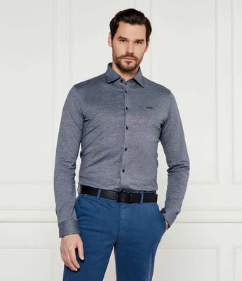 Koszula męska na wiosnę BOSS ORANGE ze sklepu: Gomez Fashion Store w kategorii: Koszule męskie - zdjęcie 874714-BD9-10338_BO251M000013404