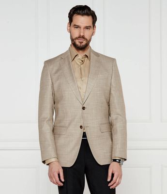 Marynarka męska klasyczny BOSS BLACK ze sklepu: Gomez Fashion Store w kategorii: Marynarki męskie - zdjęcie 874714-BD9-10338_BB251M000103275