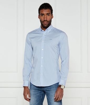 Koszula męska na wiosnę casualowa BOSS BLACK ze sklepu: Gomez Fashion Store w kategorii: Koszule męskie - zdjęcie 874714-BD9-10338_BB251M000147450