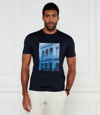 T-shirt męski BOSS BLACK ze sklepu: Gomez Fashion Store w kategorii: T-shirty męskie - zdjęcie 874714-BD9-10338_BB251M000226404