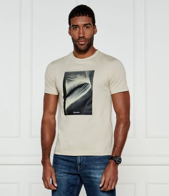 T-shirt męski młodzieżowy Calvin Klein ze sklepu: Gomez Fashion Store w kategorii: T-shirty męskie - zdjęcie 874714-BD9-10338_CK251M000058B53