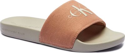 Calvin Klein Jeans - Klapki damskie casualowe na wiosnę ze sklepu: Gomez Fashion Store w kategorii: Klapki damskie - zdjęcie 874714-BD9-10338_CJ251W000031C93