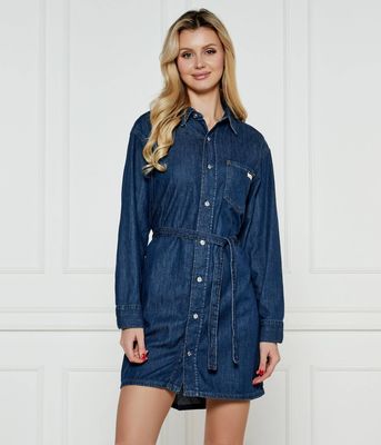 Calvin Klein Jeans - Sukienka ze sklepu: Gomez Fashion Store w kategorii: Sukienki - zdjęcie 874714-BD9-10338_CJ251W000081198