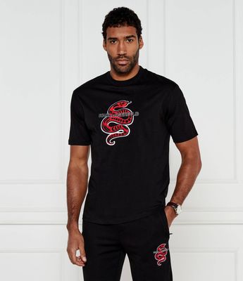T-shirt męski na lato Karl Lagerfeld ze sklepu: Gomez Fashion Store w kategorii: T-shirty męskie - zdjęcie 874714-BD9-10338_KL251M000093990