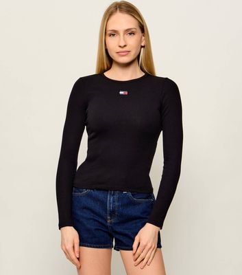 Bluzka damska casual na jesień Tommy Jeans ze sklepu: Gomez Fashion Store w kategorii: Bluzki damskie - zdjęcie 874714-BD9-10338_TM251W000024D44