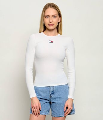 Bluzka damska wiosenna Tommy Jeans ze sklepu: Gomez Fashion Store w kategorii: Bluzki damskie - zdjęcie 874714-BD9-10338_TM251W000024A07