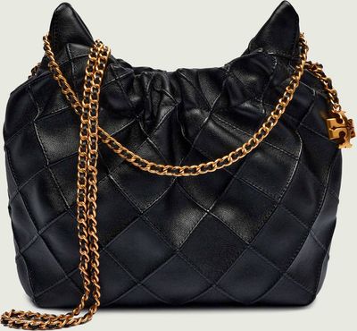 Torebka hobo elegancki TORY BURCH ze sklepu: Gomez Fashion Store w kategorii: Torebki hobo - zdjęcie 874714-BD9-10338_TO251W000019001
