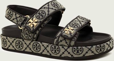 Sandały damskie na lato TORY BURCH ze sklepu: Gomez Fashion Store w kategorii: Sandały damskie - zdjęcie 874714-BD9-10338_TO251W000032430