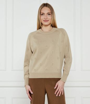 Sweter damski zimowy BOSS BLACK ze sklepu: Gomez Fashion Store w kategorii: Swetry damskie - zdjęcie 874714-BD9-10338_BB251W000070269