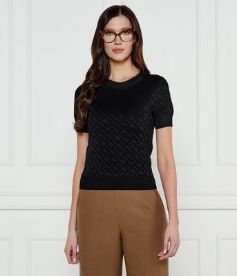 BOSS BLACK - Bluzka damska zimowa ze sklepu: Gomez Fashion Store w kategorii: Bluzki damskie - zdjęcie 874714-BD9-10338_BB251W000071960