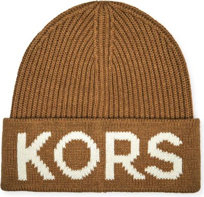 Czapka zimowa damska w stylu młodzieżowym jesienny Michael Kors ze sklepu: Gomez Fashion Store w kategorii: Czapki zimowe damskie - zdjęcie 874714-BD9-10338_MK245W000177C53