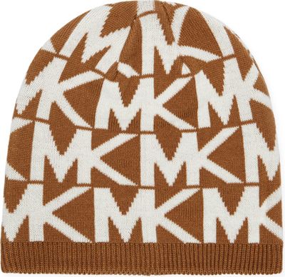 Czapka zimowa damska jesienny młodzieżowa Michael Kors ze sklepu: Gomez Fashion Store w kategorii: Czapki zimowe damskie - zdjęcie 874714-BD9-10338_MK245W000180C53