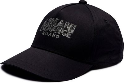 Czapka z daszkiem męska na jesień Armani Exchange ze sklepu: Gomez Fashion Store w kategorii: Czapki z daszkiem męskie - zdjęcie 874714-BD9-10338_AX252M000018I94
