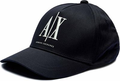 Czapka z daszkiem męska jesienny Armani Exchange ze sklepu: Gomez Fashion Store w kategorii: Czapki z daszkiem męskie - zdjęcie 874714-BD9-10338_AX252M000037I94