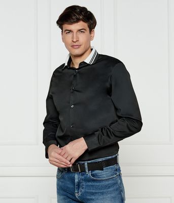 Koszula męska na wiosnę Armani Exchange ze sklepu: Gomez Fashion Store w kategorii: Koszule męskie - zdjęcie 874714-BD9-10338_AX252M000077I35