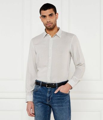 Koszula męska na wiosnę Armani Exchange ze sklepu: Gomez Fashion Store w kategorii: Koszule męskie - zdjęcie 874714-BD9-10338_AX252M000156H99