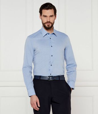Koszula męska na wiosnę Emporio Armani ze sklepu: Gomez Fashion Store w kategorii: Koszule męskie - zdjęcie 874714-BD9-10338_EA252M000076N94