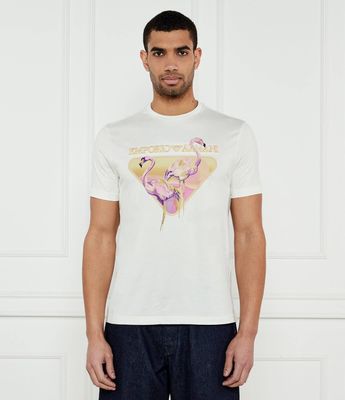 T-shirt męski Emporio Armani ze sklepu: Gomez Fashion Store w kategorii: T-shirty męskie - zdjęcie 874714-BD9-10338_EA252M000098O99