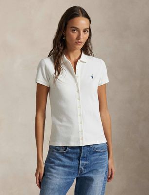 Bluzka damska casualowa Polo Ralph Lauren ze sklepu: Gomez Fashion Store w kategorii: Bluzki damskie - zdjęcie 874714-BD9-10338_PR251W000018F20
