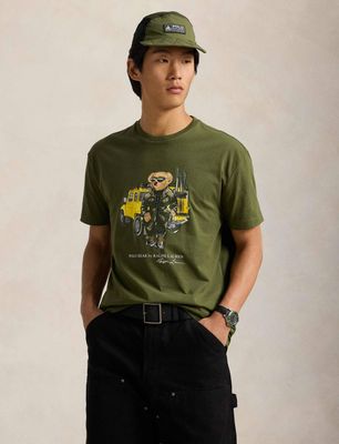 T-shirt męski klasyczny Polo Ralph Lauren ze sklepu: Gomez Fashion Store w kategorii: T-shirty męskie - zdjęcie 874714-BD9-10338_PR251M00001712F