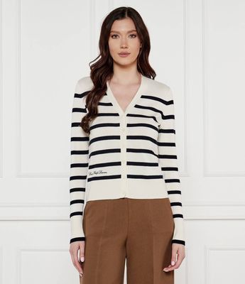 Sweter damski na wiosnę LAUREN RALPH LAUREN ze sklepu: Gomez Fashion Store w kategorii: Swetry damskie - zdjęcie 874714-BD9-10338_RL251W00005991F