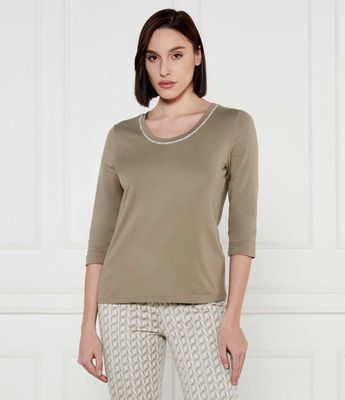Marc Cain - Bluzka damska na zimę ze sklepu: Gomez Fashion Store w kategorii: Bluzki damskie - zdjęcie 874714-BD9-10338_CR251W000026581