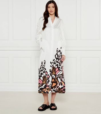 Sukienka na wiosnę Marc Cain ze sklepu: Gomez Fashion Store w kategorii: Sukienki - zdjęcie 874714-BD9-10338_CR251W000034110