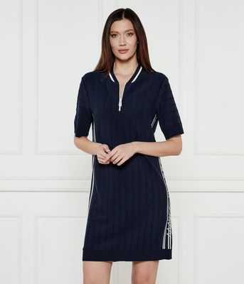 Marc Cain - Sukienka na wiosnę ze sklepu: Gomez Fashion Store w kategorii: Sukienki - zdjęcie 874714-BD9-10338_CR251W000062394